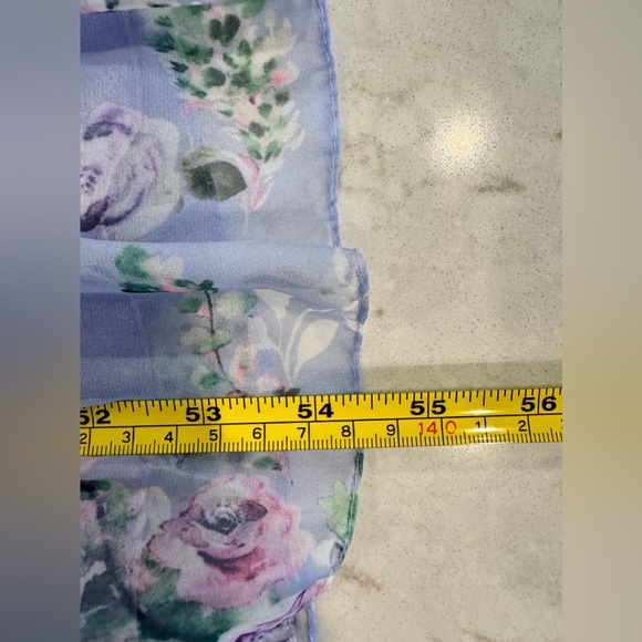 NWT IEENA for Mac Duggal Dress Floral Lavender Size 12 - Picture 12 of 12